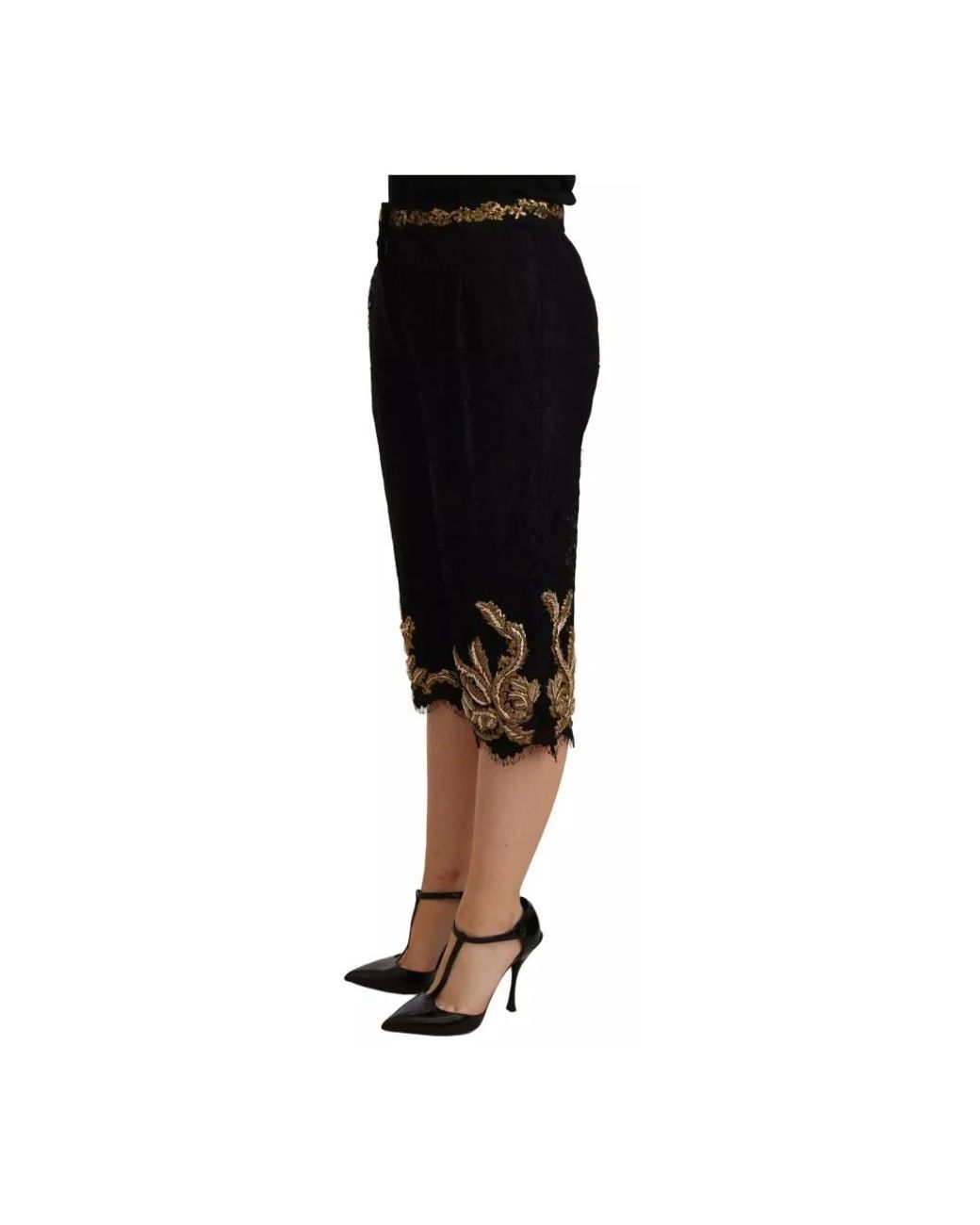 Dolce & Gabbana Black Bermudas