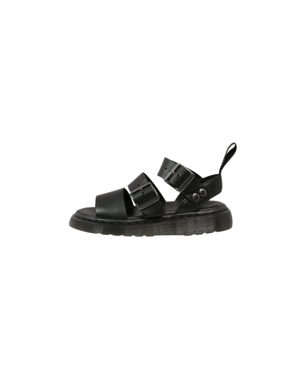 Dr. Martens Black Flat Sandals