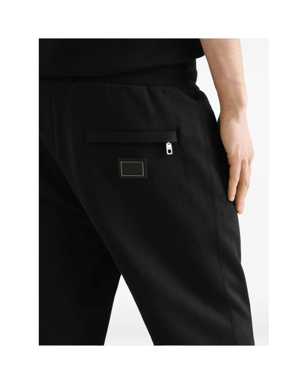 Dolce & Gabbana Black Sweatpants for men