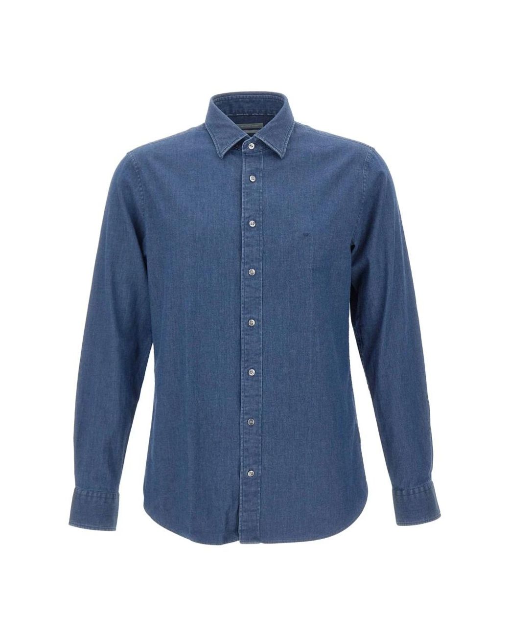 Michael Kors Blue Denim Shirts for men