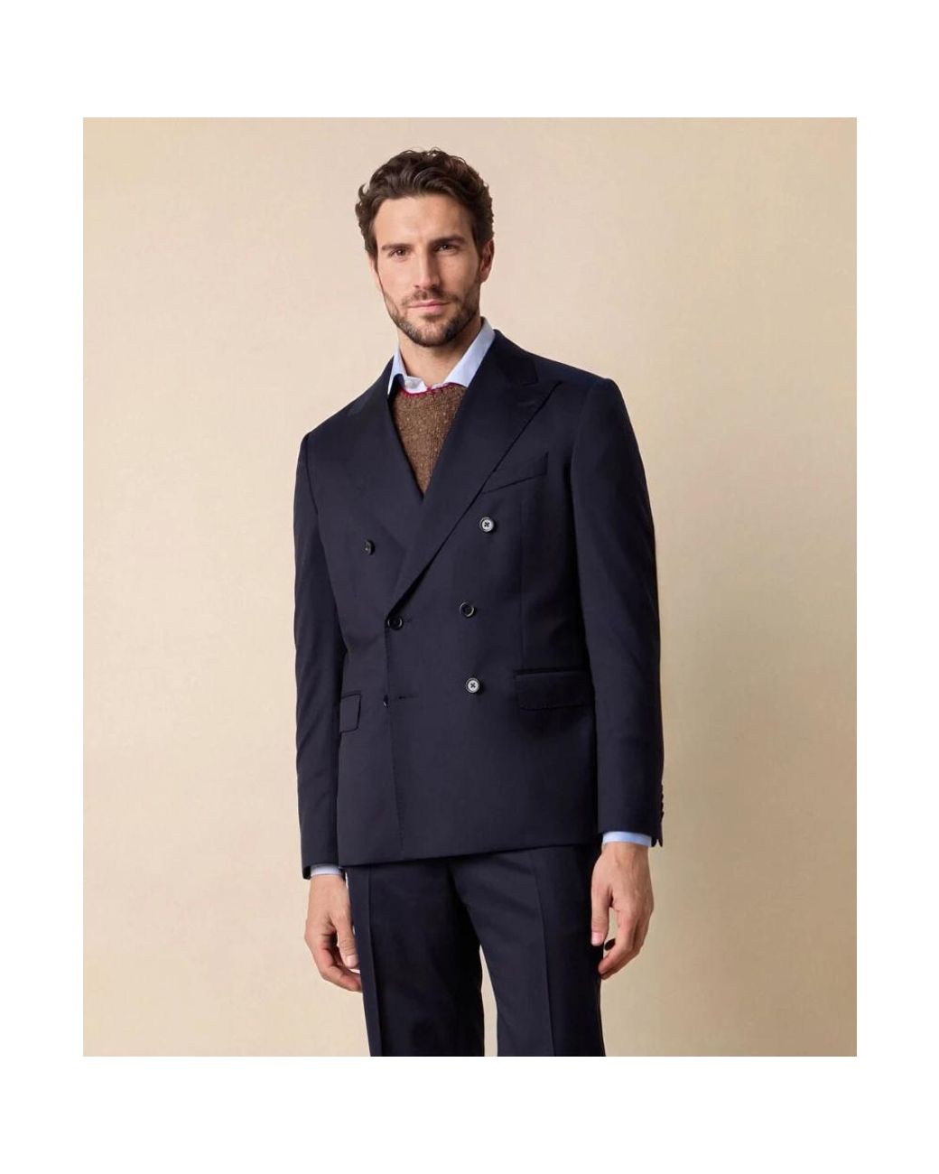 Brooks Brothers Blue Double Breasted Suits for men