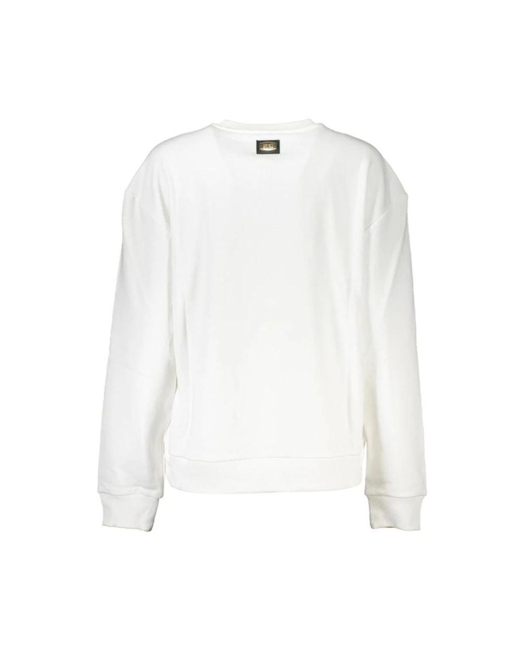 Roberto Cavalli White Cotton Sweatshirt