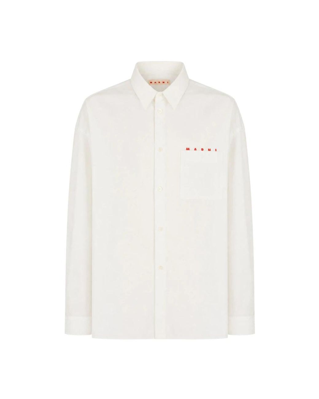 Marni White Casual Shirts for men
