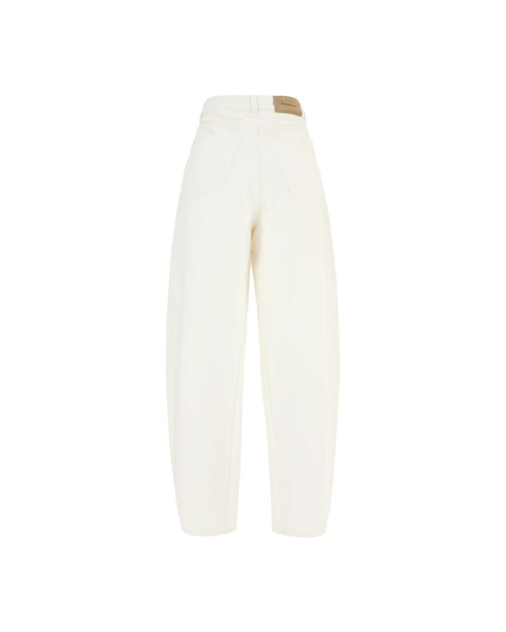 Givenchy White Loose Fit Jeans