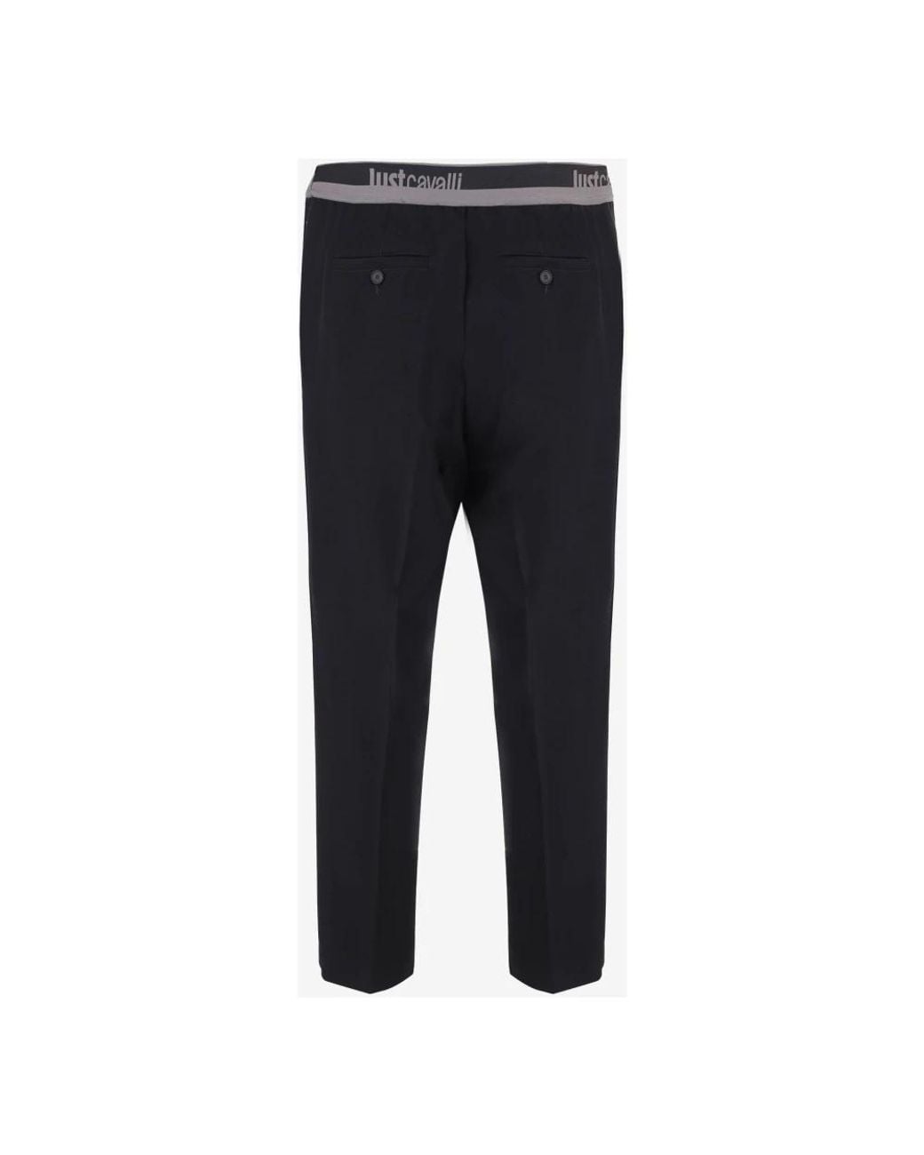 Just Cavalli Black Suit Trousers for men