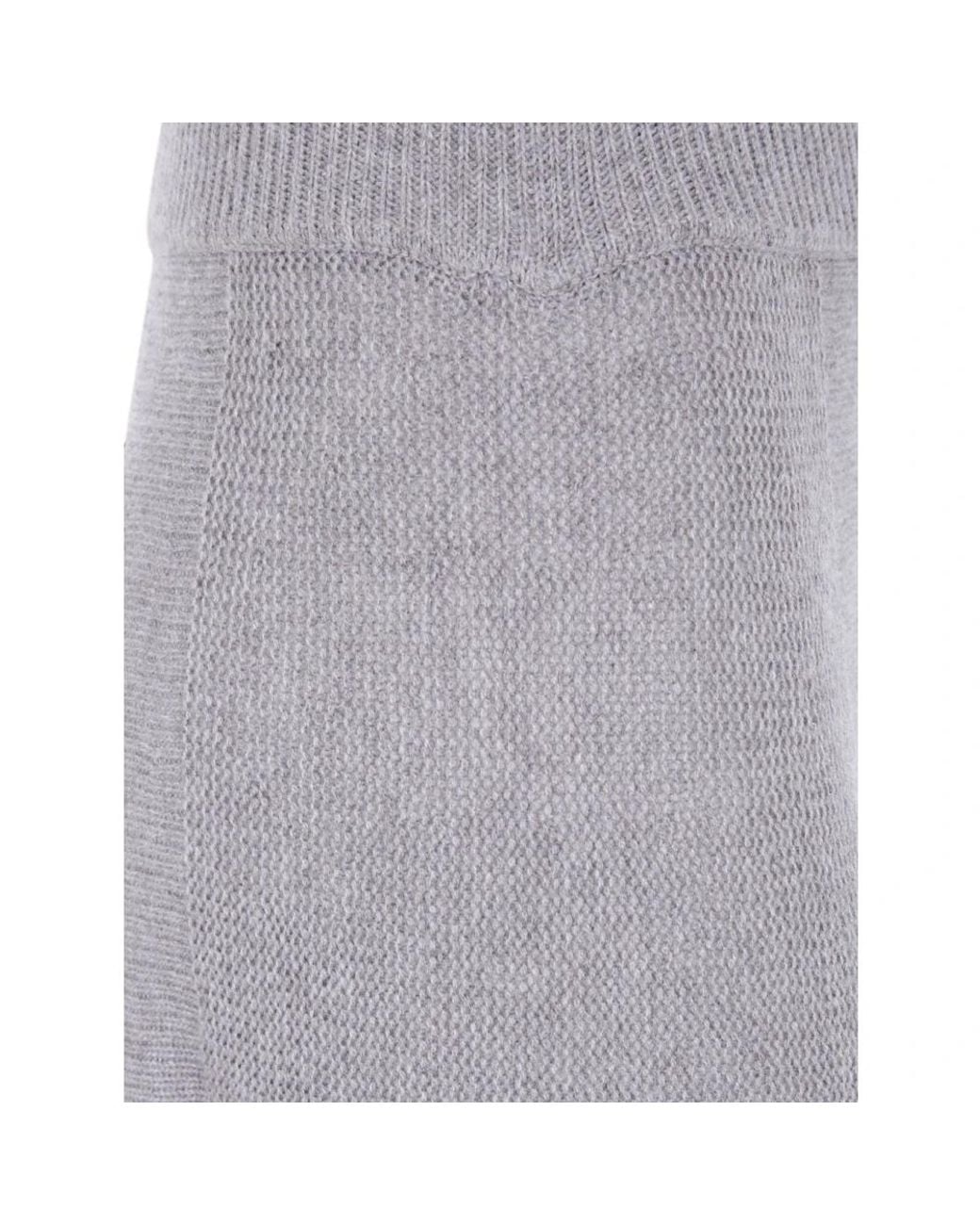 Emporio Armani Gray Midi Skirts