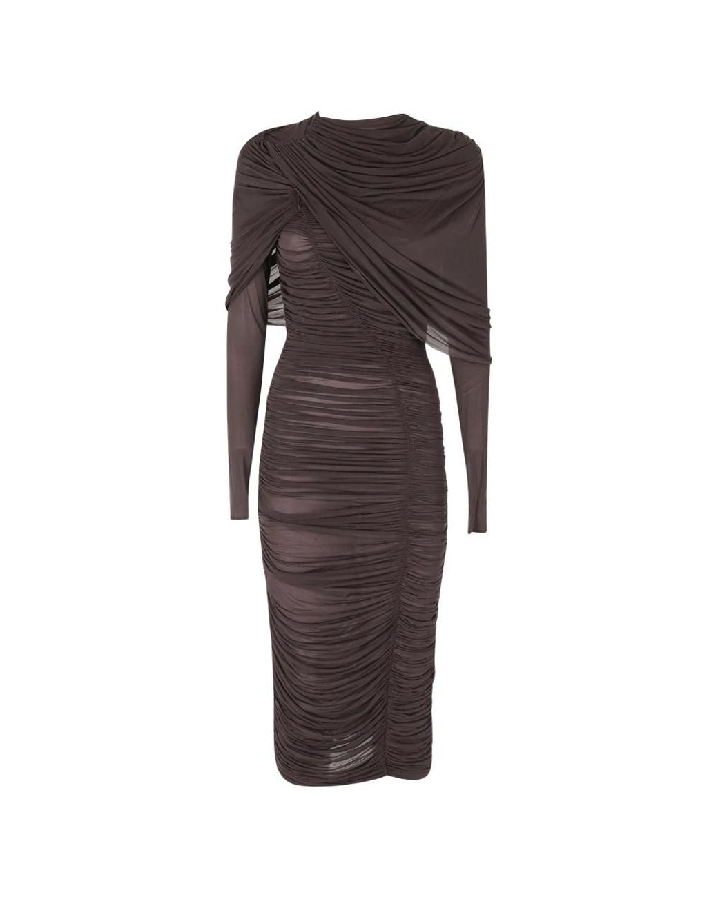 Magda Butrym Brown Midi Dresses