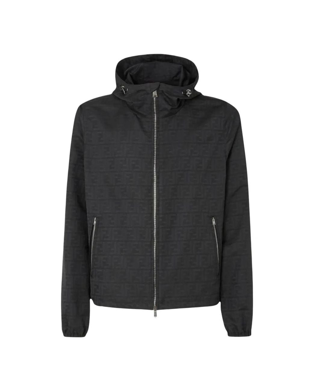 Fendi Black Light Jackets for men