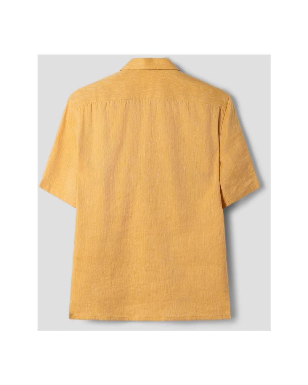 Salvatore Piccolo Yellow Short Sleeve Shirts for men