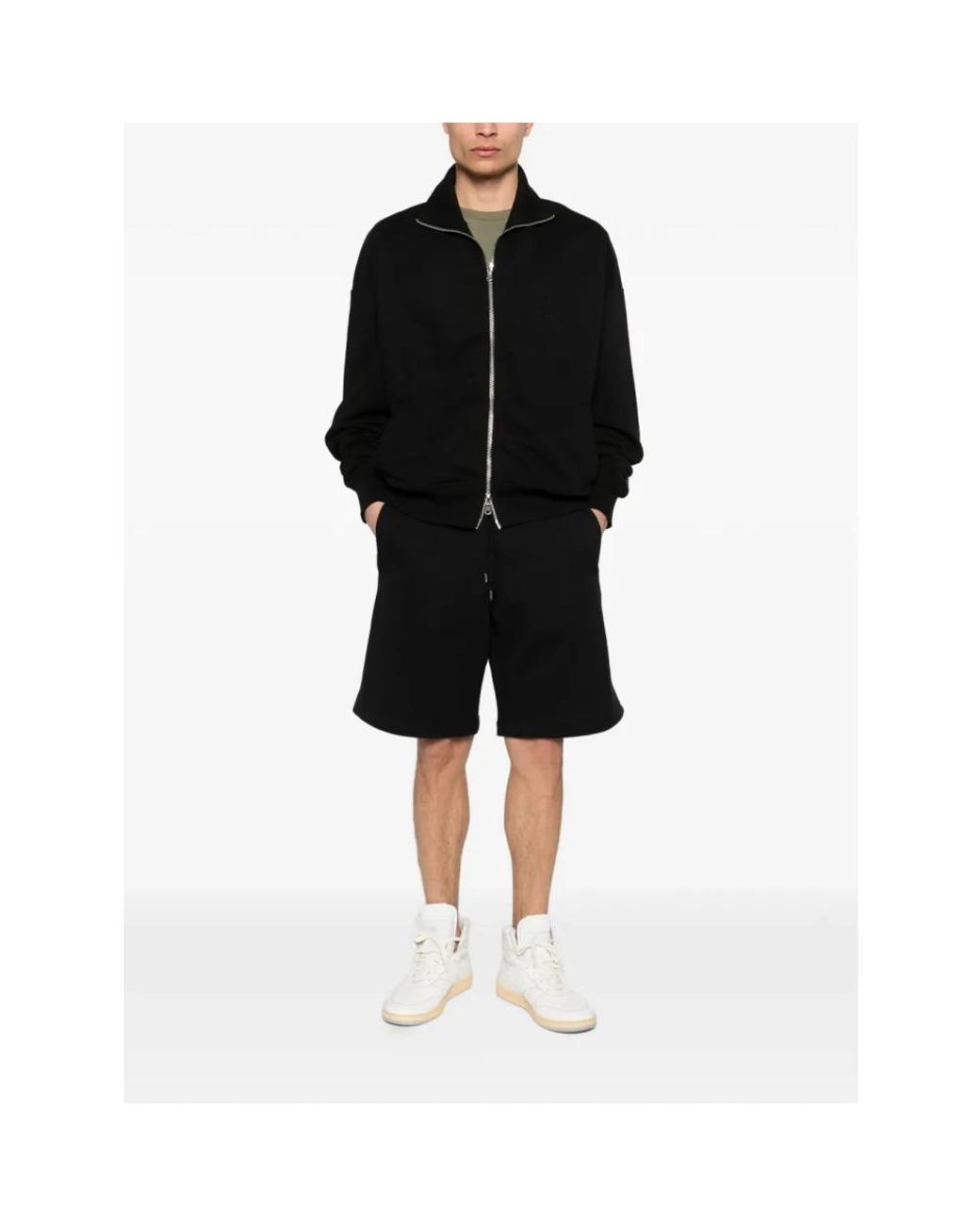 Maison Kitsuné Black Casual Shorts for men