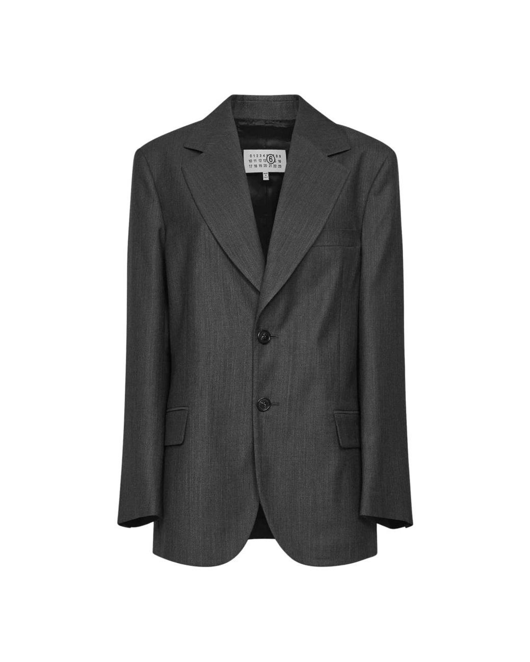 MM6 by Maison Margiela Black Blazers