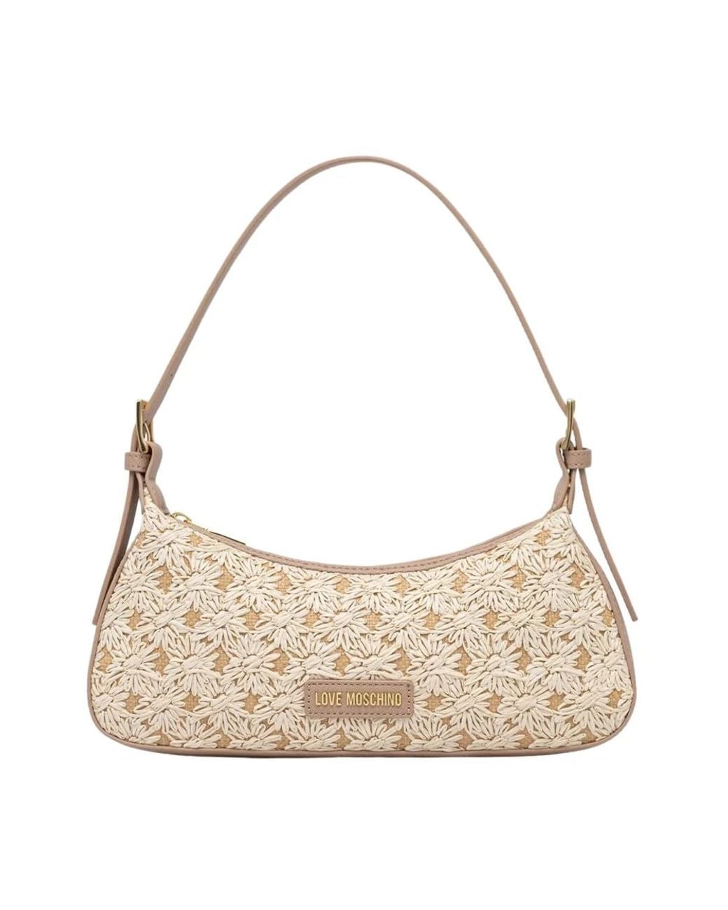 Shoulder Bags di Love Moschino in Natural