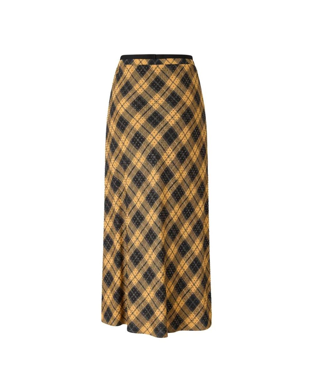 Pinko Metallic Maxi Skirts