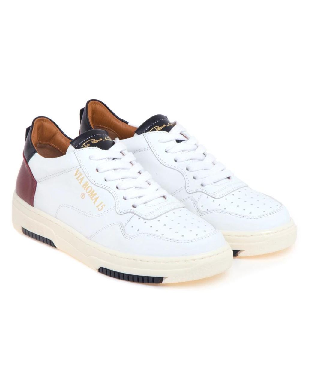Via Roma 15 White Sneakers