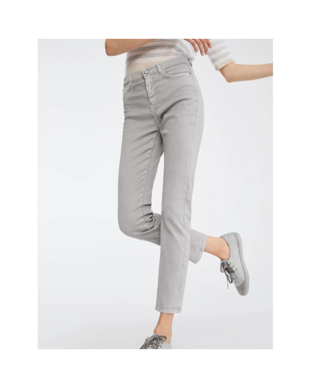 Max Mara Gray Slim Fit Jeans