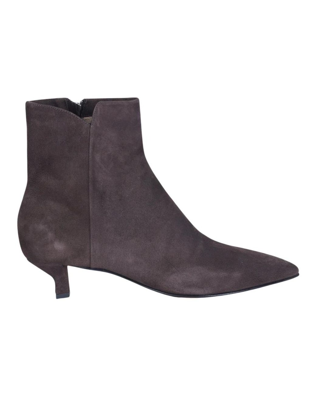 Pomme D'or Brown Heeled Boots