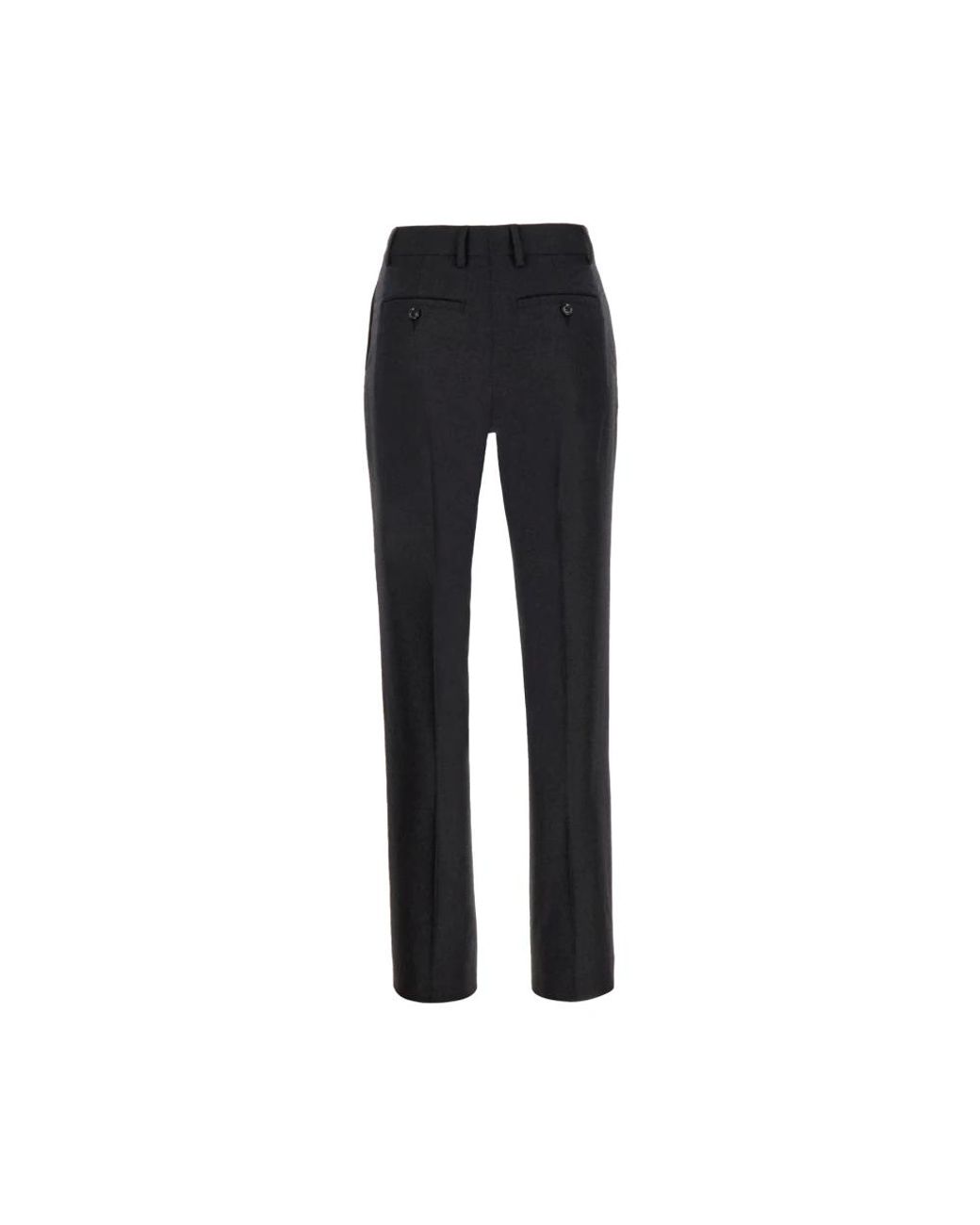 AMI Black Slim-Fit Trousers