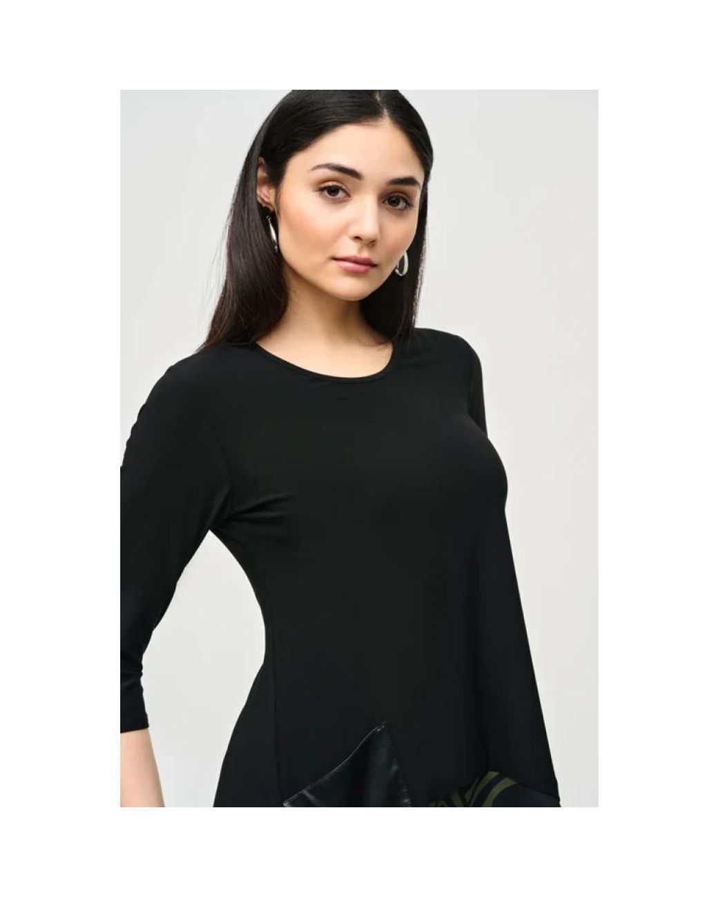 Joseph Ribkoff Black Long Sleeve T-Shirts