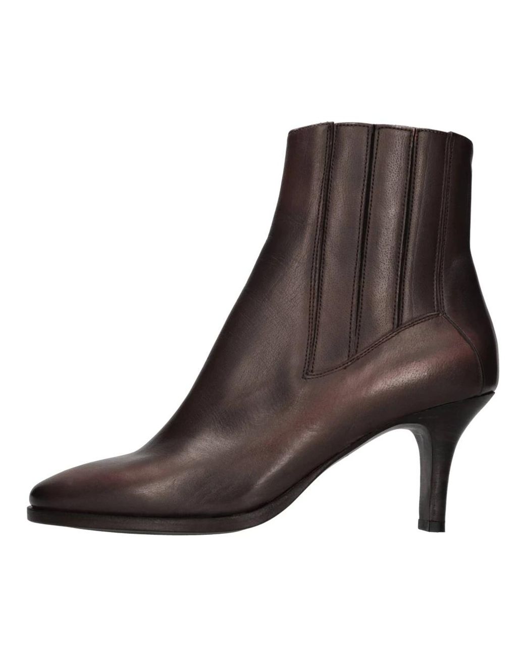 Pantanetti Brown Heeled Boots