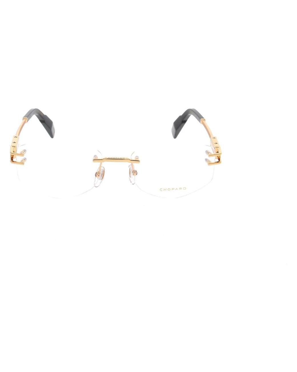Glasses Chopard de color Metallic