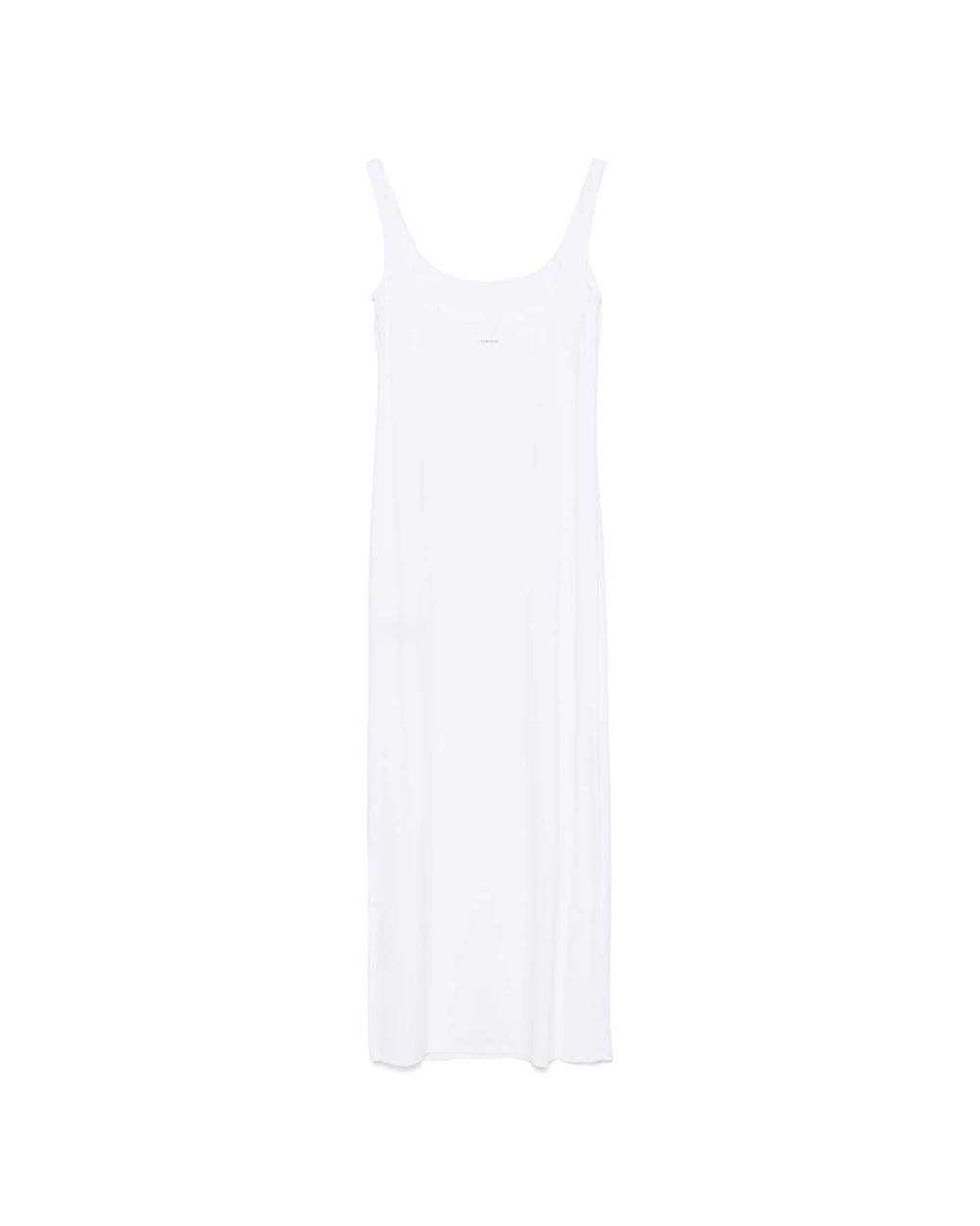 Fisico White Midi Dresses