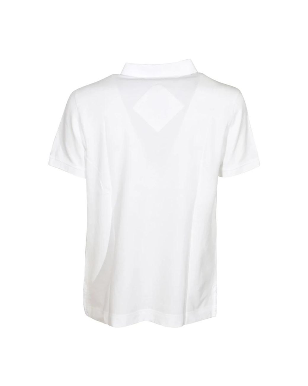 Canada Goose White Polo Shirts for men
