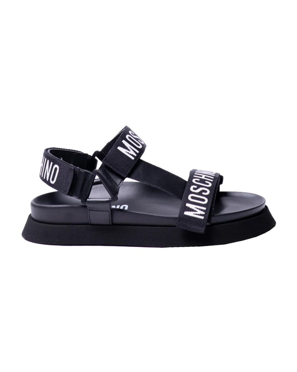 Moschino Blue Flat Sandals