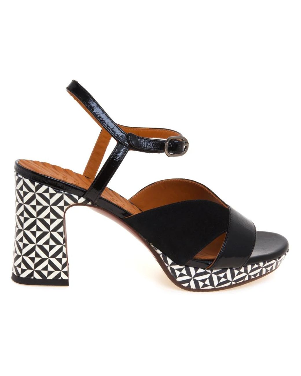Chie Mihara Black High Heel Sandals
