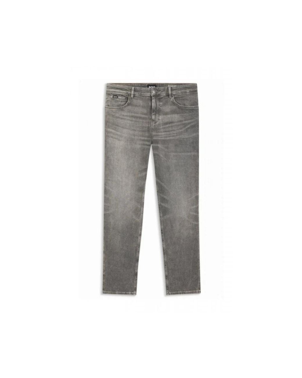 Boss Gray Slim Fit Jeans for men
