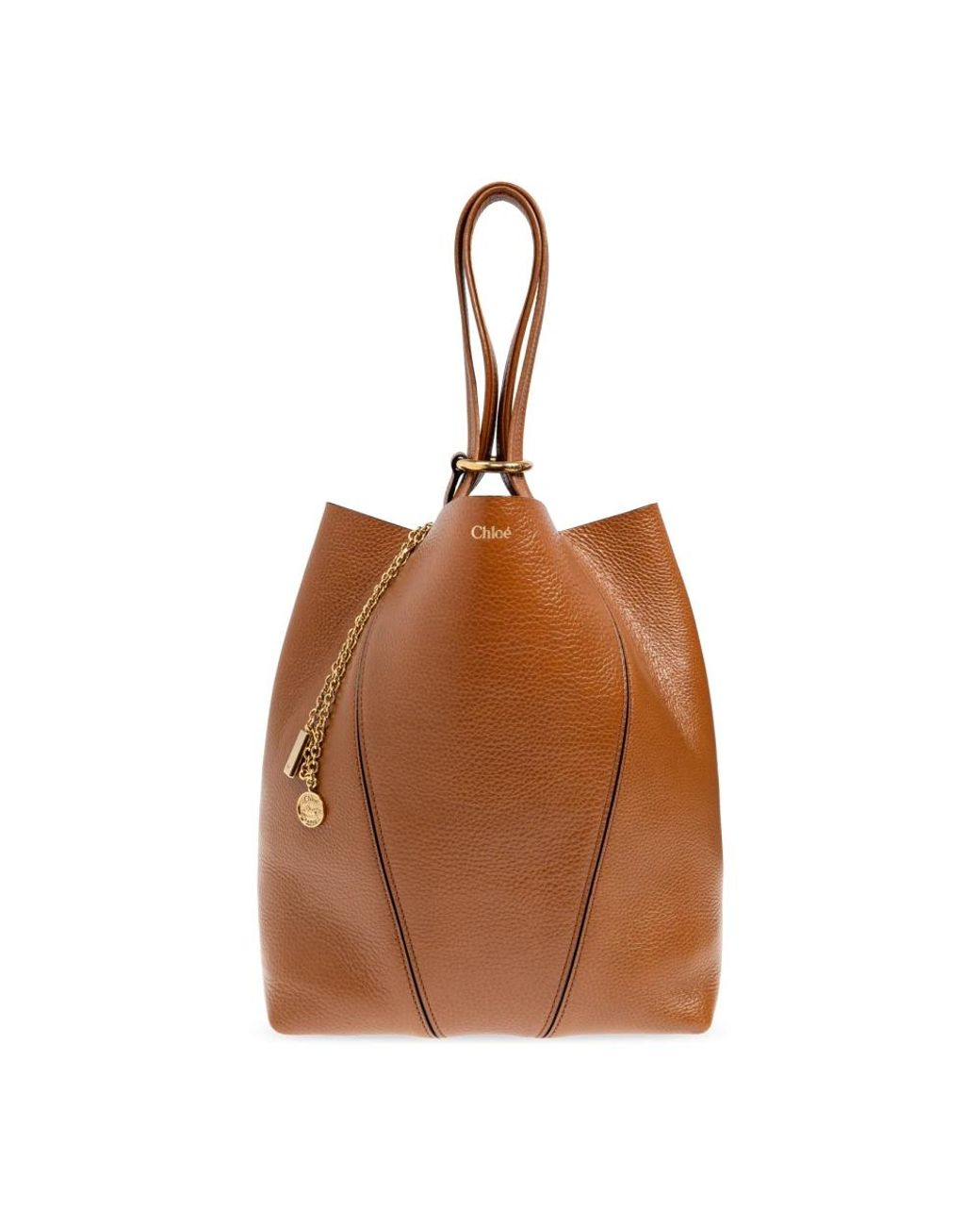 Chloé Brown Tasche spin medium typ shopper