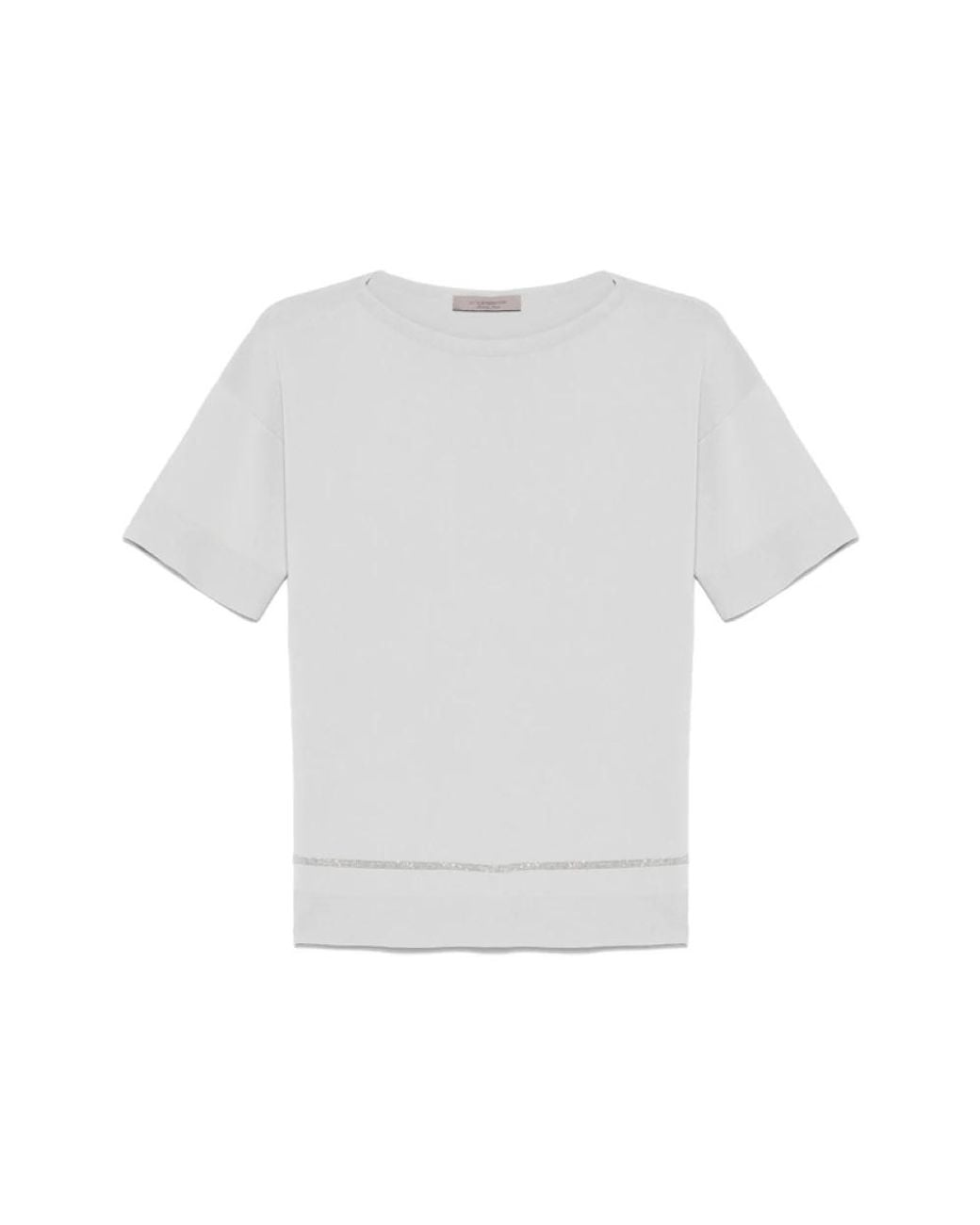 D.exterior White T-Shirts for men