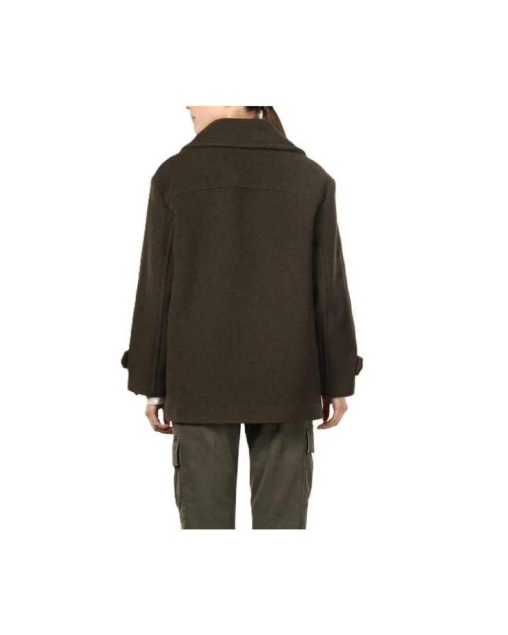 Mason's Black Double-Breasted Coats