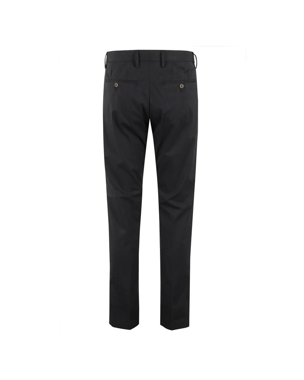 Myths Black Slim-Fit Trousers for men