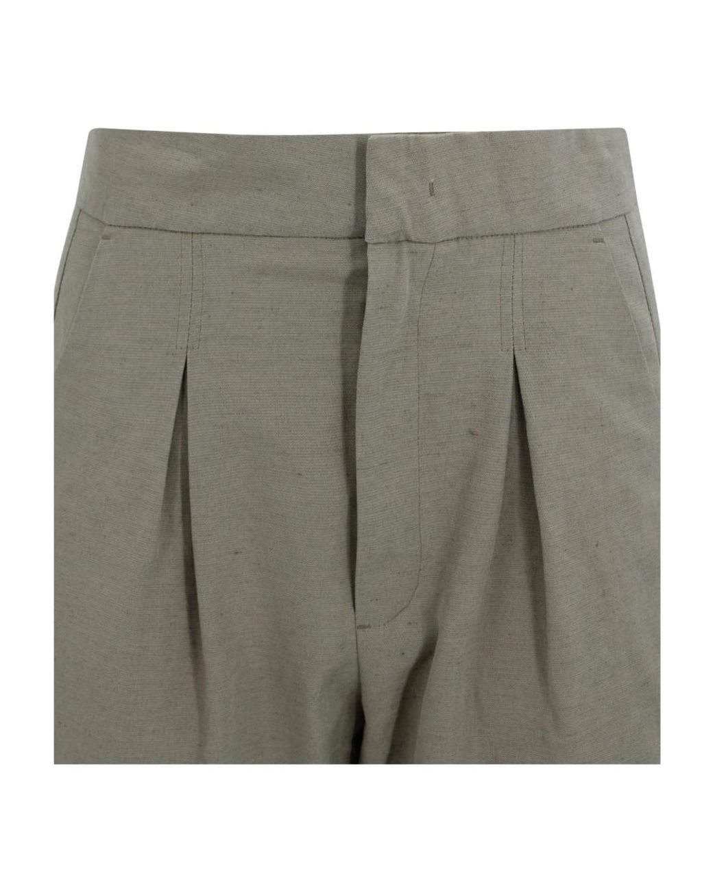Soeur Gray Cropped Trousers