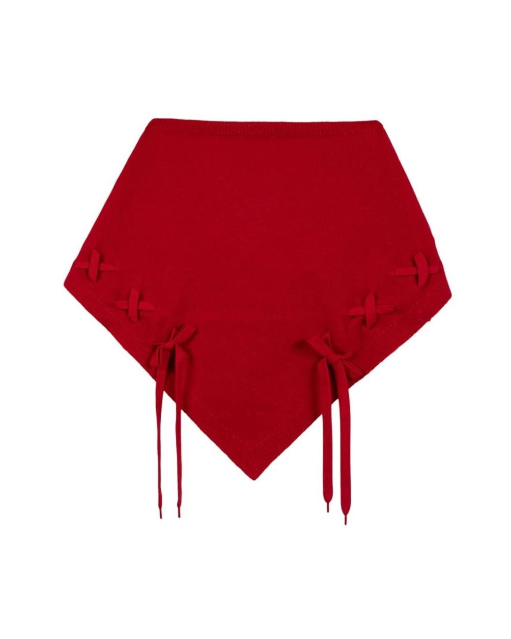 Winter Scarves Simone Rocha de color Red