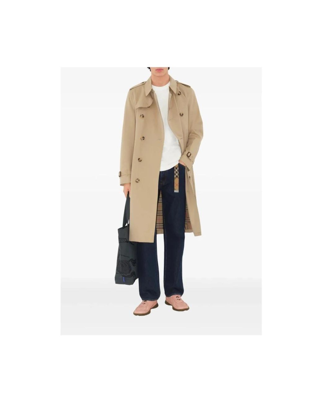 Burberry Natural Trench Coats for men