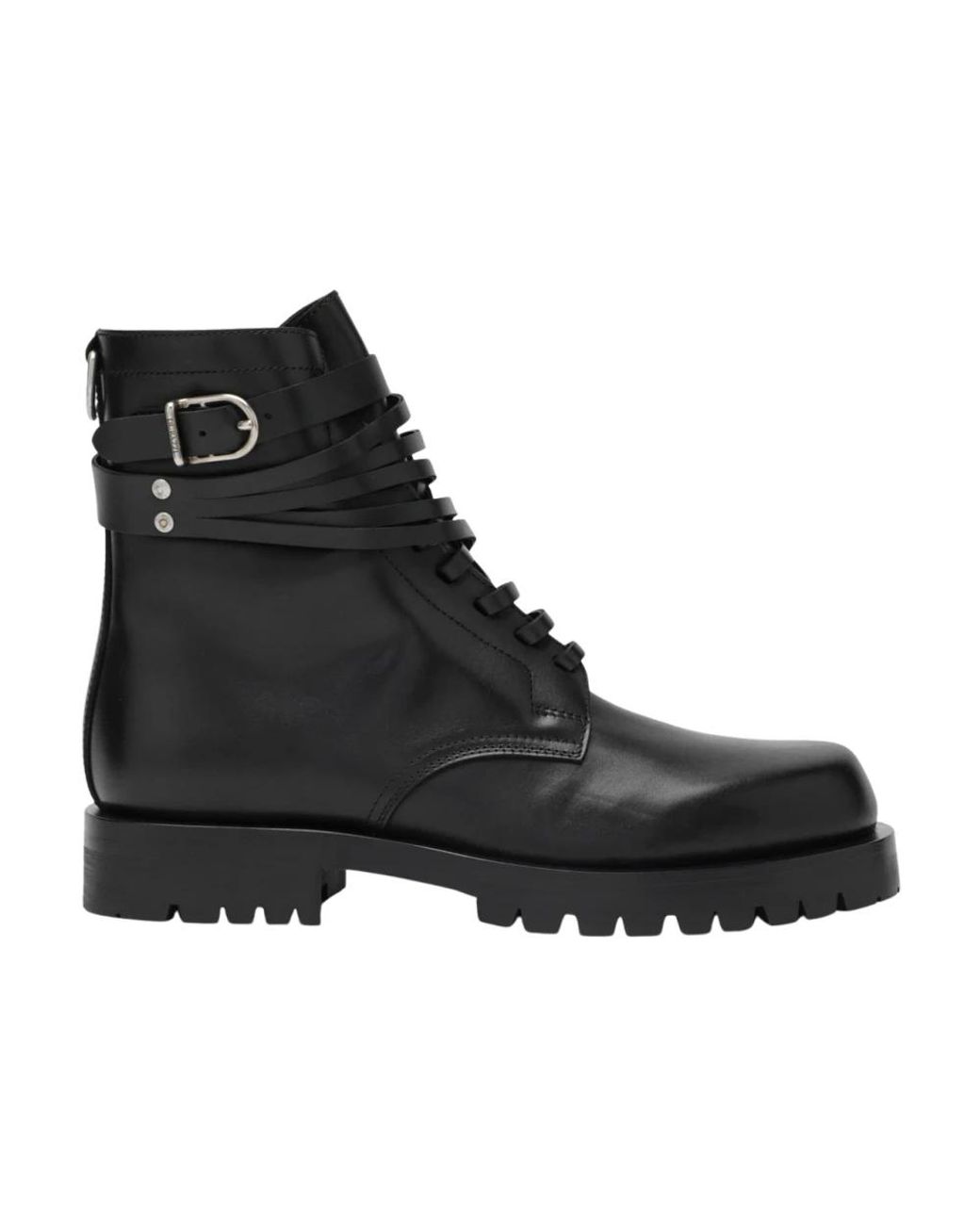 DURAZZI MILANO Black Lace-Up Boots