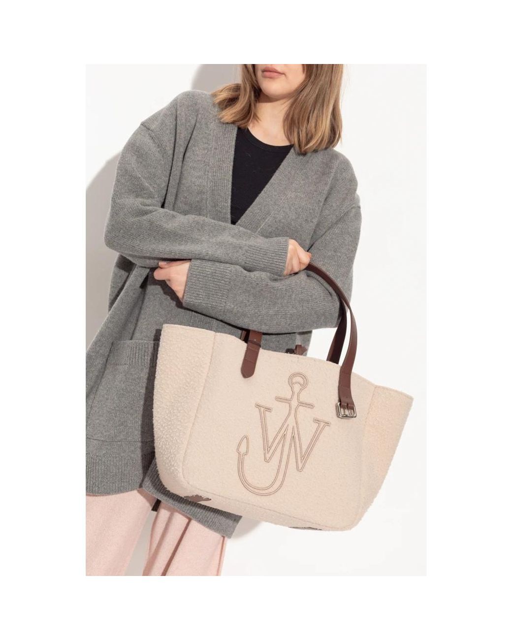 J.W. Anderson Natural Shopping Bags