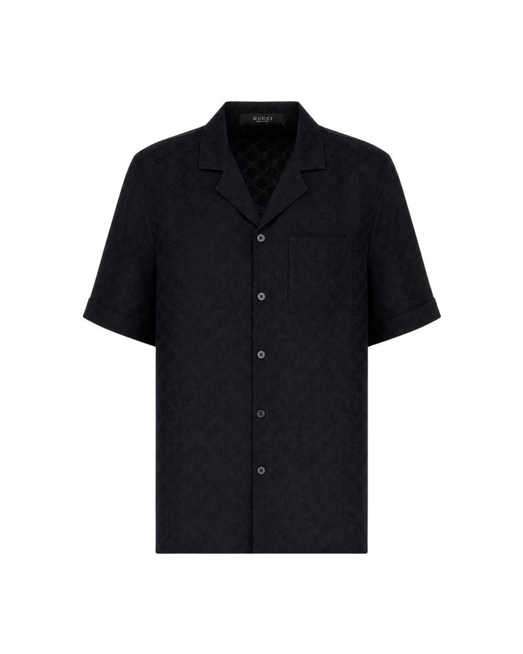 Gucci Black Short Sleeve Shirts for men
