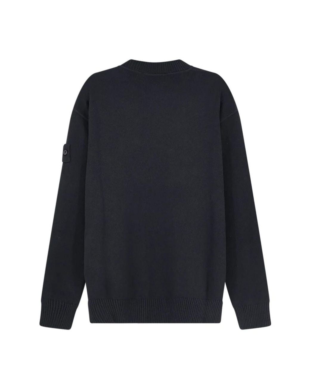 Stone Island Blue Round-Neck Knitwear for men