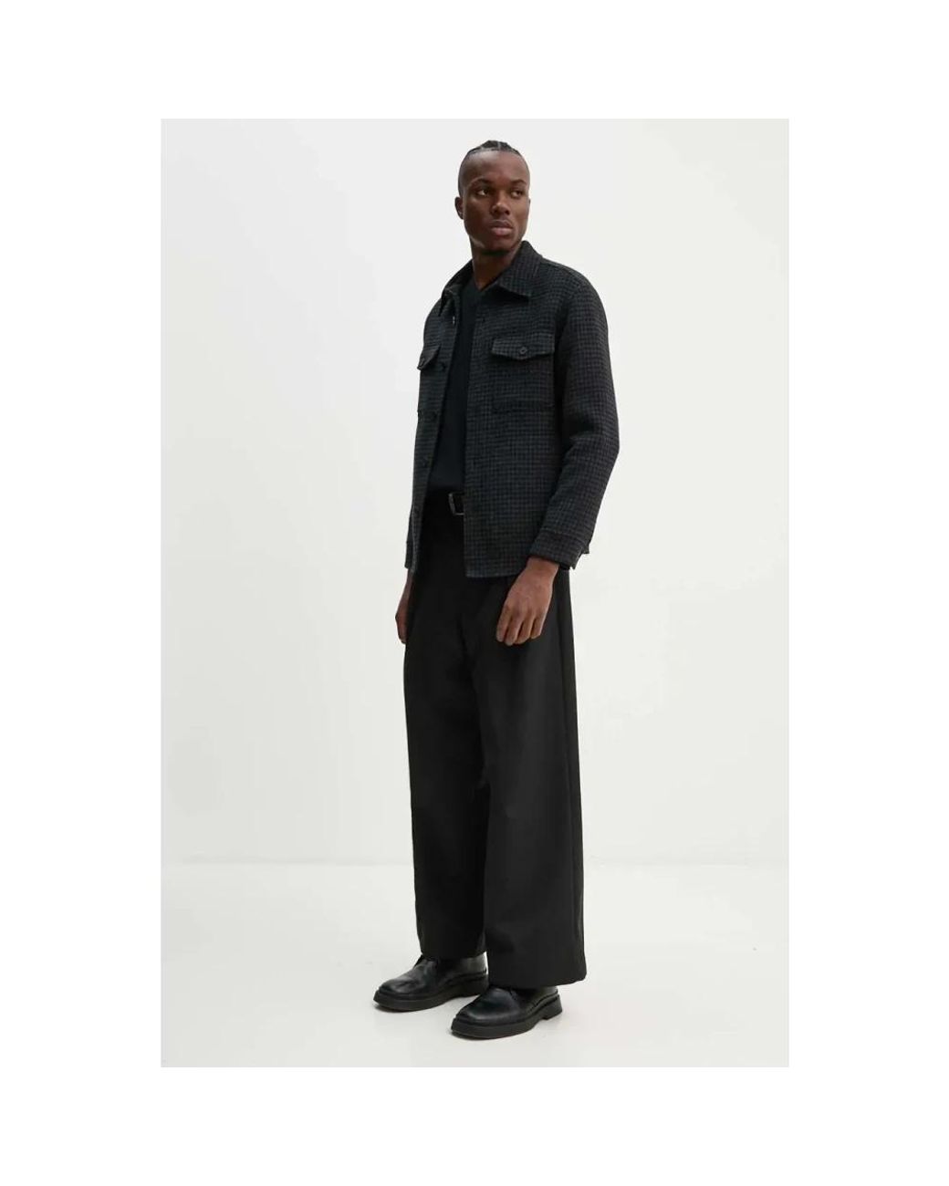 Light Jackets di Theory in Black da Uomo