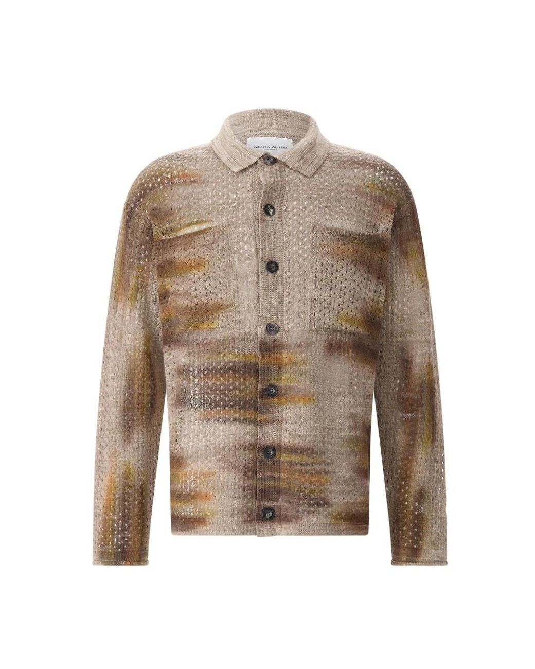 Cardigans Roberto Collina de hombre de color Natural