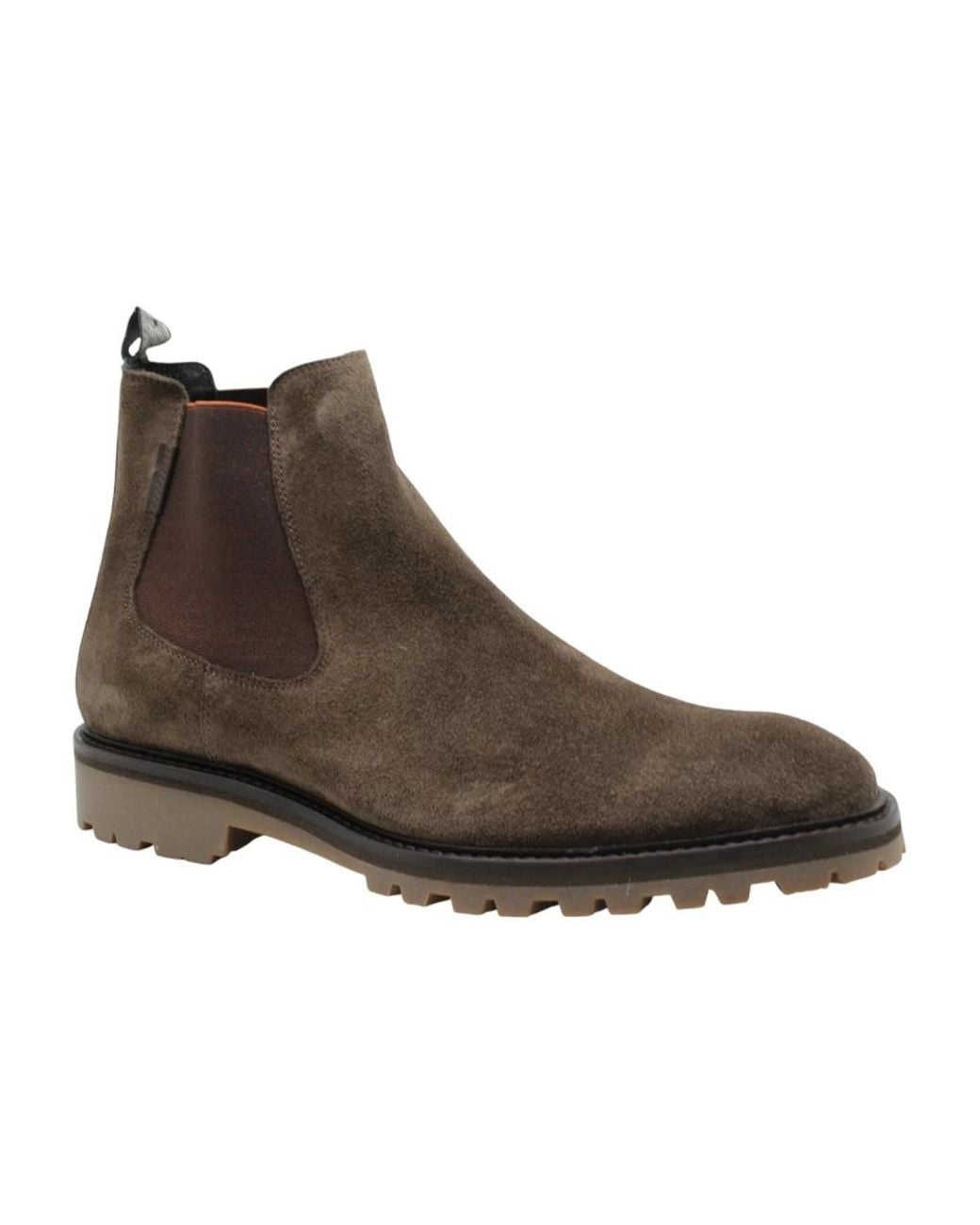 Floris Van Bommel Brown Chelsea Boots for men