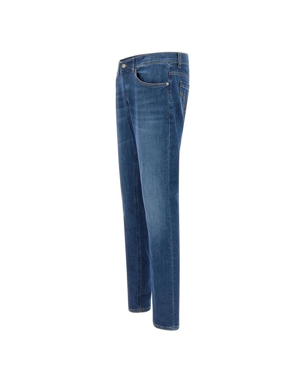 Dondup Blue Straight Jeans for men