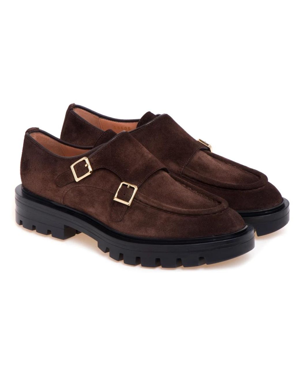 Santoni Brown Flat Shoes