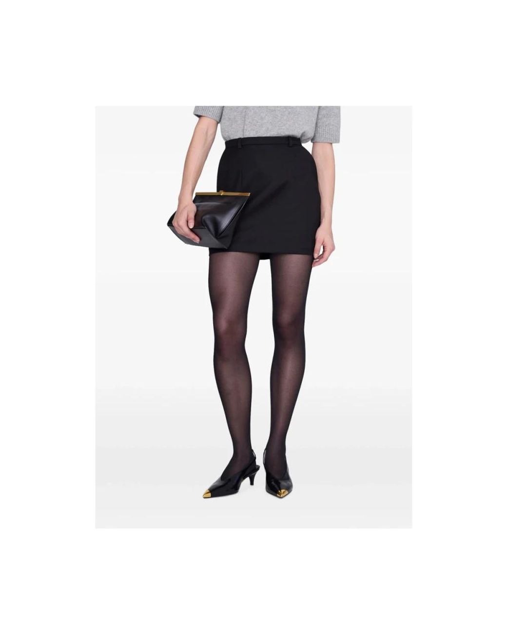 Anine Bing Black Short Skirts
