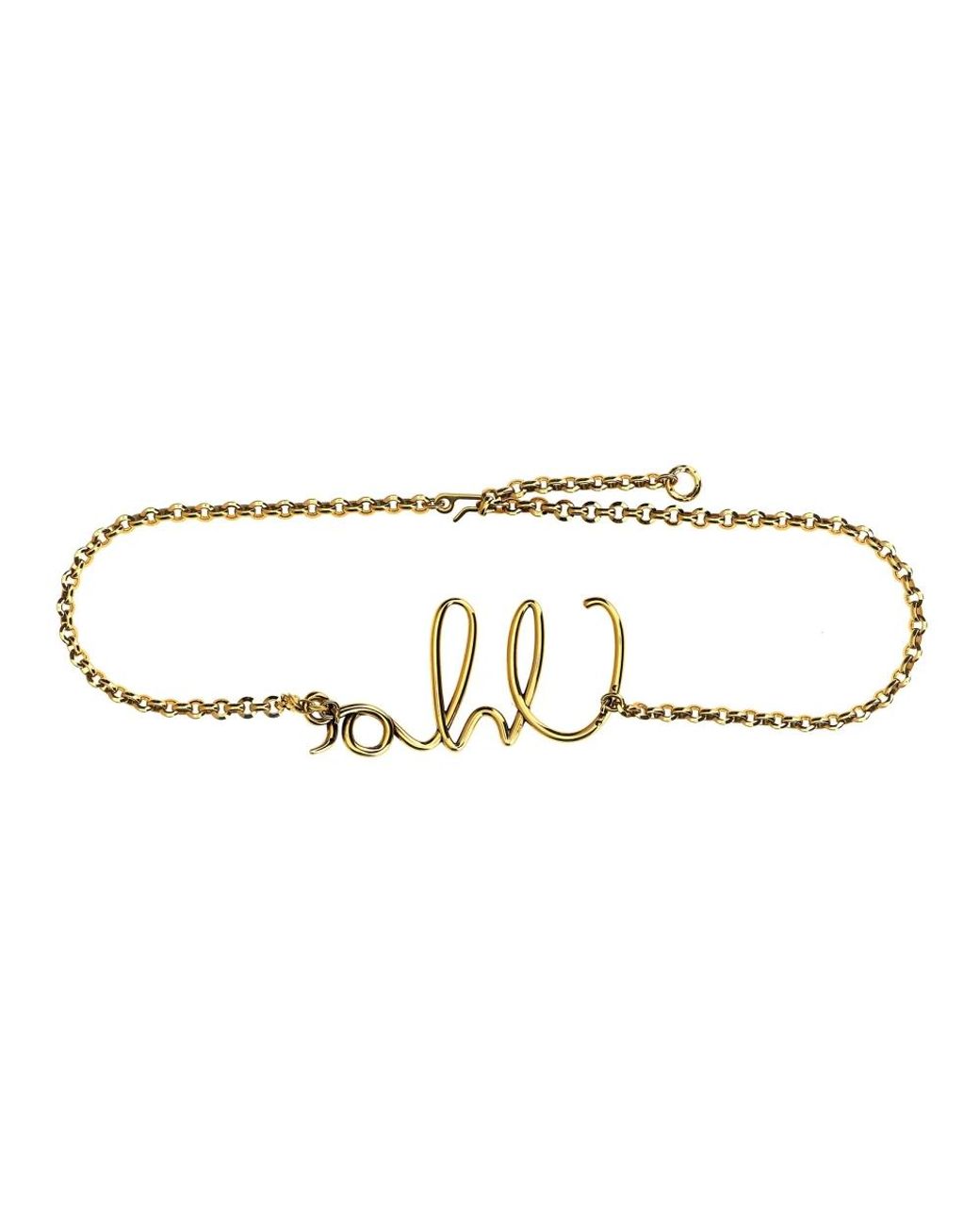 Chloé Metallic Belts