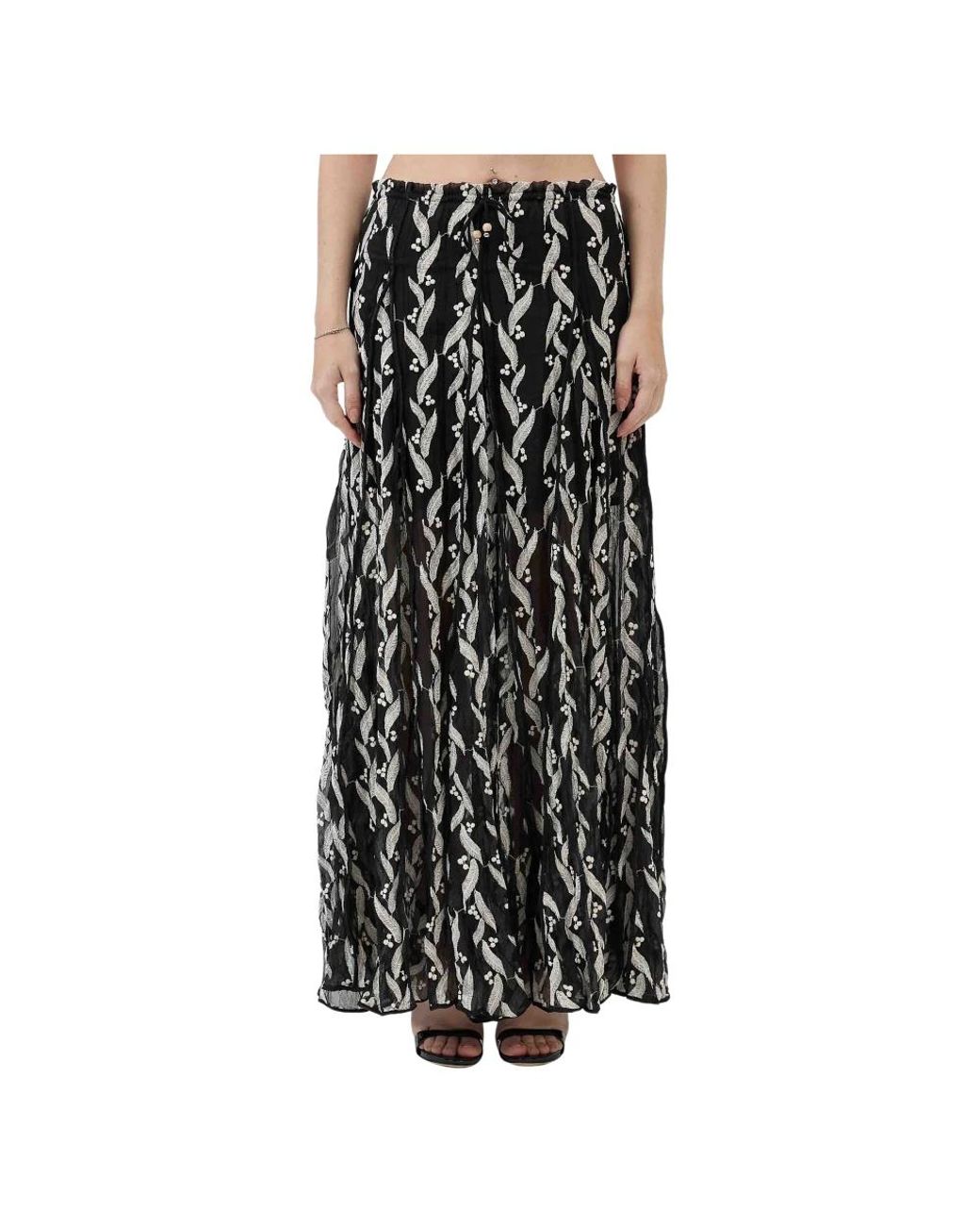 Sabina Musayev Black Maxi Skirts