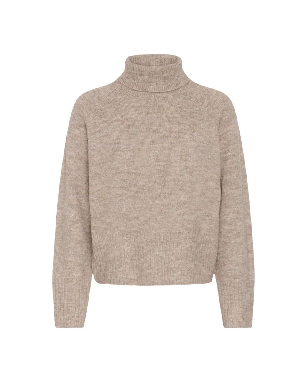 Kaffe Turtleneck Trui in het Gray