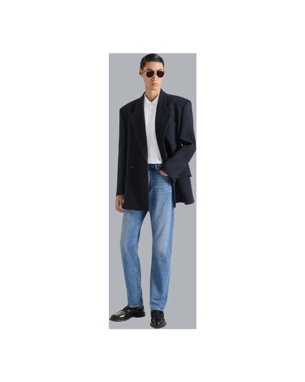 Givenchy Blue Straight Fit Jeans for men